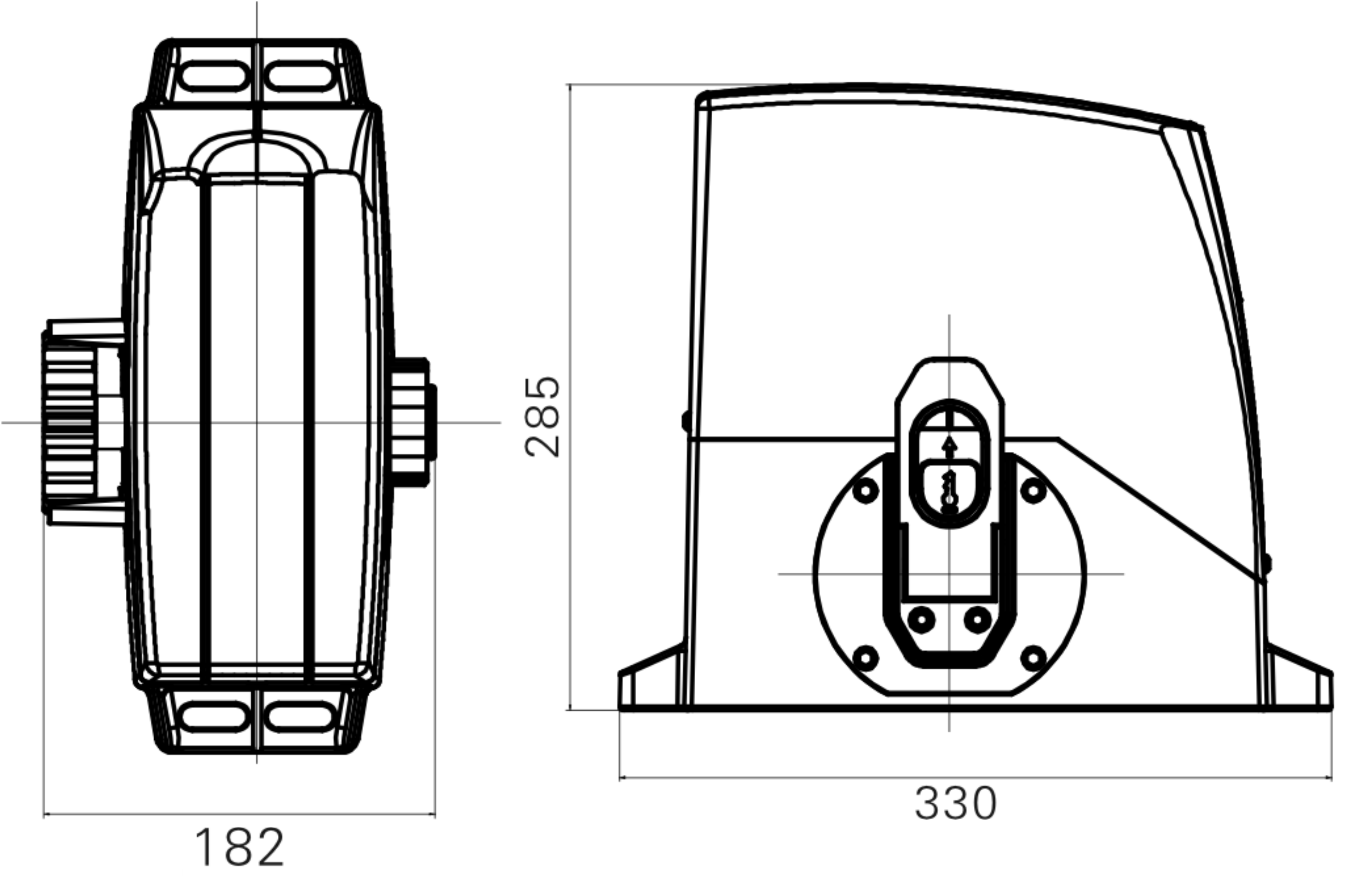 ZS-V2 600kgs AC Gate Opener ZS-V2 600kgs AC Gate Opener